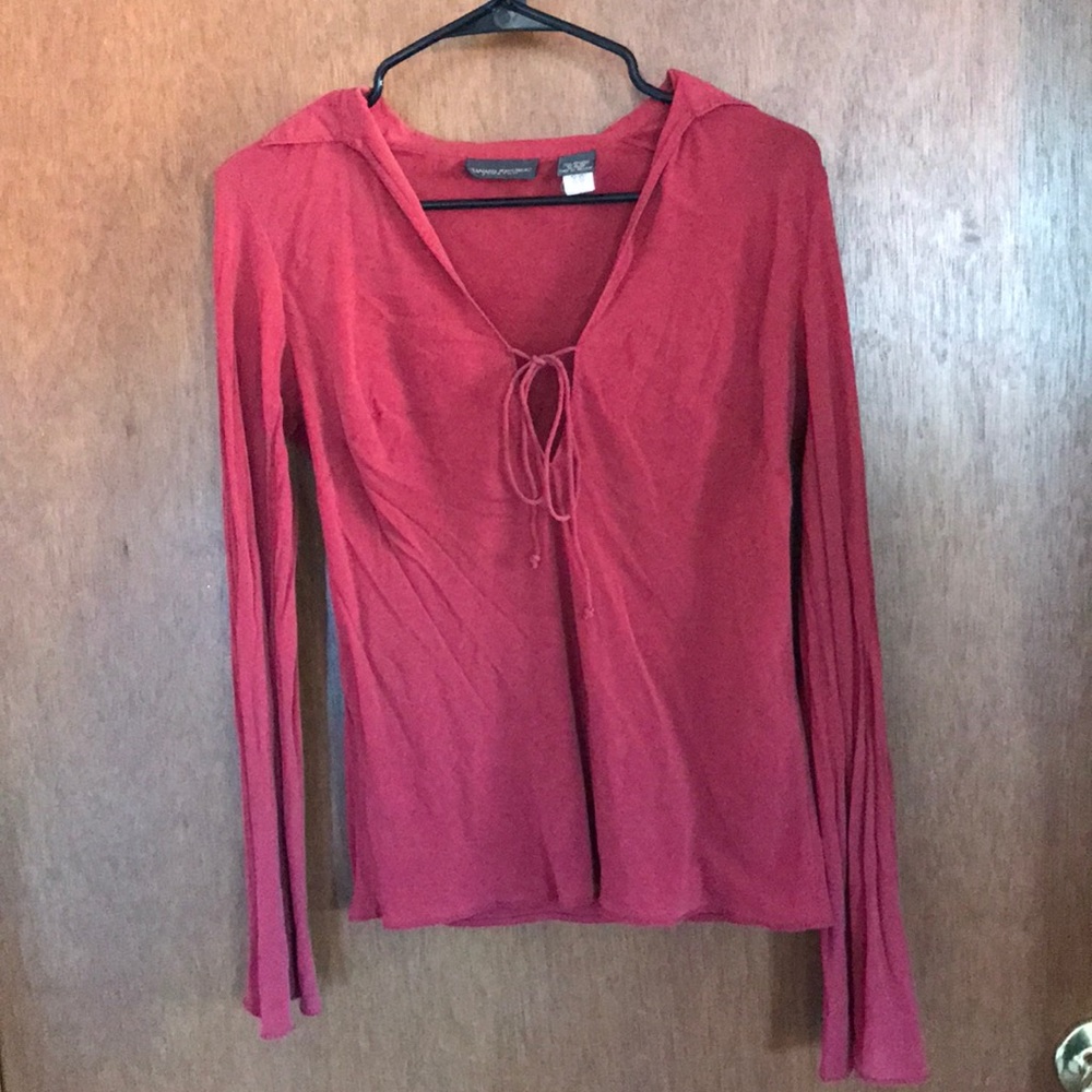 Banana Republic bell sleeve blouse SMALL